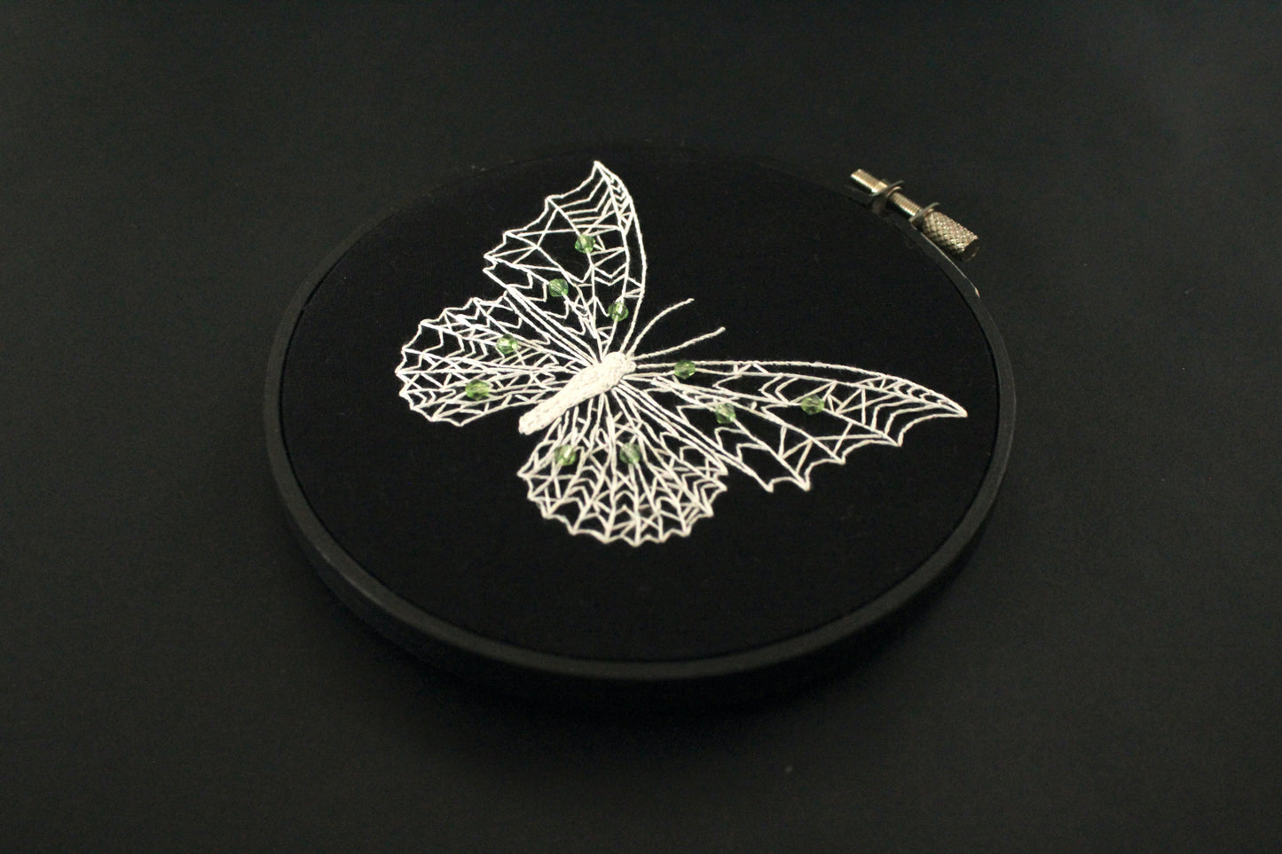 Butterfly Web Hoop