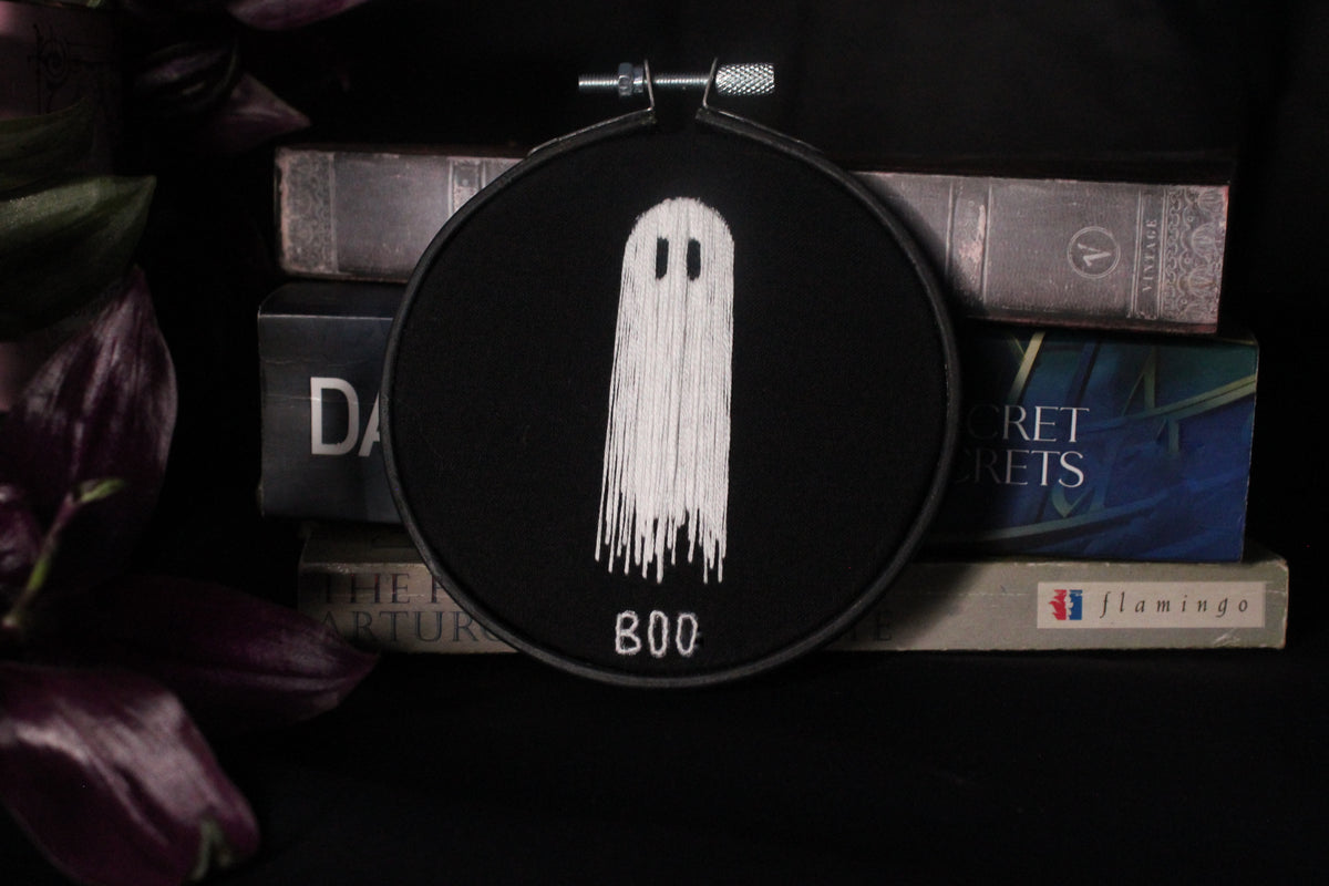 Boo Ghost Embroidery