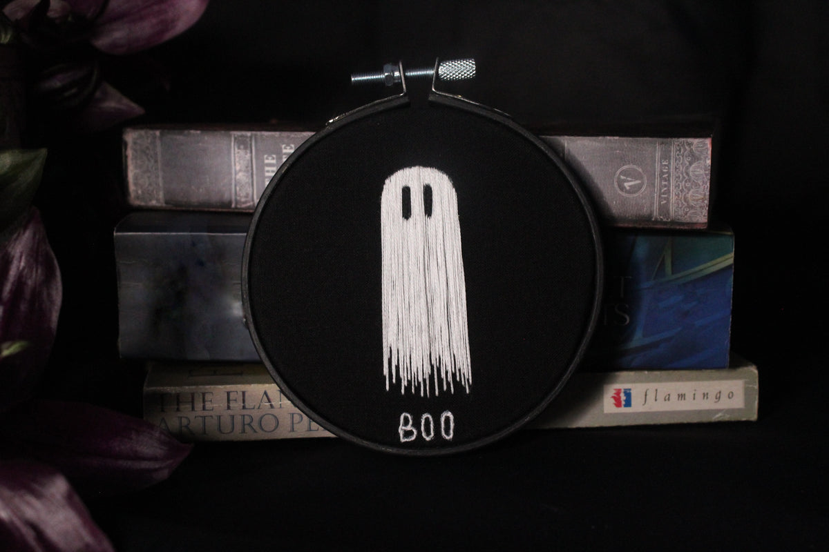 Boo Ghost Embroidery