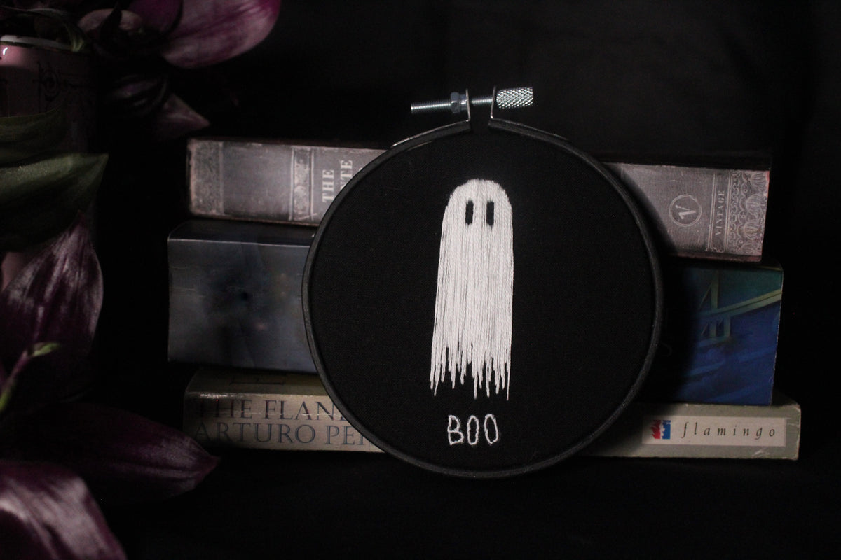 Boo Ghost Embroidery