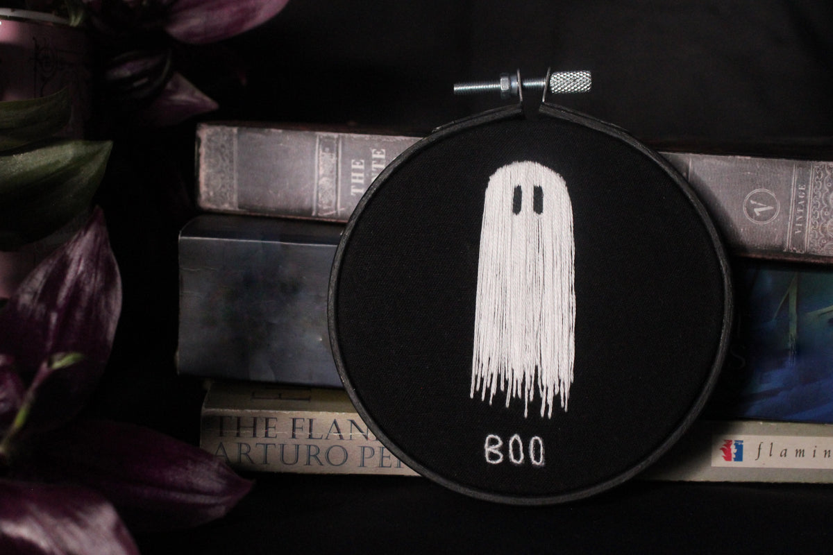 Boo Ghost Embroidery