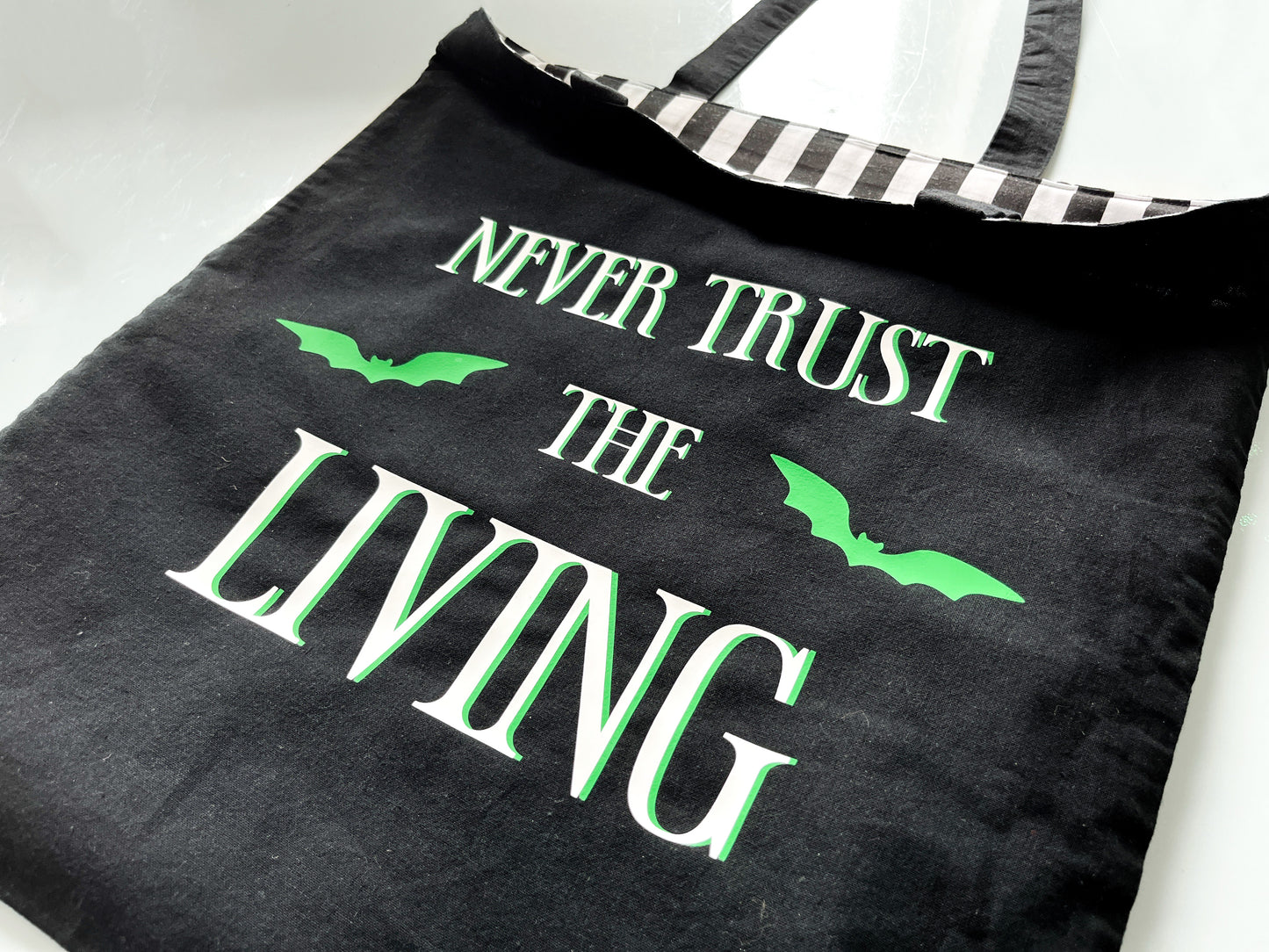 Never Trust the Living Tote Bag