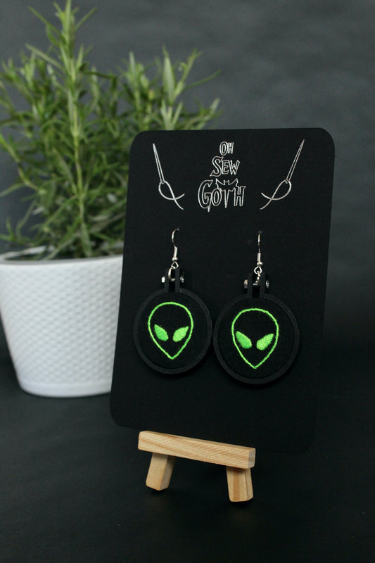 Alien Earrings