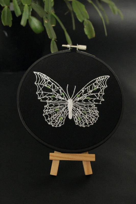 Butterfly Web Hoop
