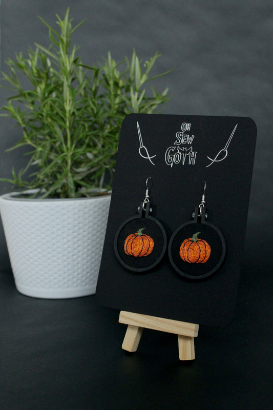 Pumpkin Earrings