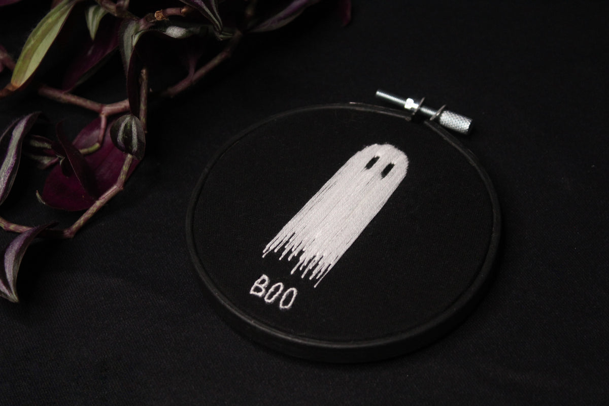 Boo Ghost Embroidery