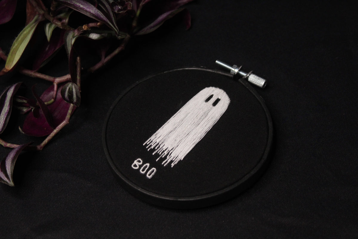 Boo Ghost Embroidery